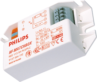 PHILIPS - HFMRED118SH-PH 1X18w TL5 HF C Strt M bx Red Ballst For Sale