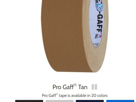 Pro Gaff  2x55yds  TAN ProTAPES  001G255MTAN Fashion