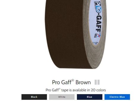 Pro Gaff  2x55yds  BROWN ProTAPES  001G255MBRN For Sale