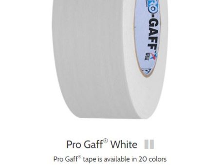 Pro Gaff  2x55yds  WHITE ProTAPES  001G255MWHT on Sale