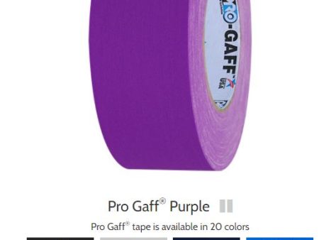 Pro Gaff  2x55yds  PURPLE ProTAPES  001G255MPUR Supply