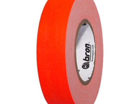 Gaffer Tape  2x55yds  FLUORESCENT Orange  Bron BT-260 For Sale