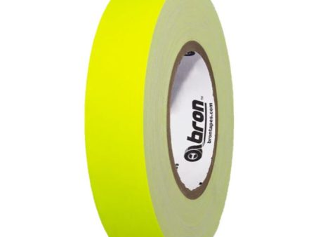 Gaffer Tape  3x55yds  FLUORESCENT Yellow  Bron BT-260 Online Hot Sale