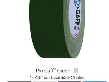 Pro Gaff  2x55yds  GREEN ProTAPES  001G255mgrn Hot on Sale