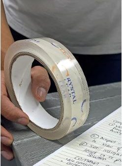 CRYSTAL Clear Gel Repair Tape  2x72yds  Bron 145254 Hot on Sale