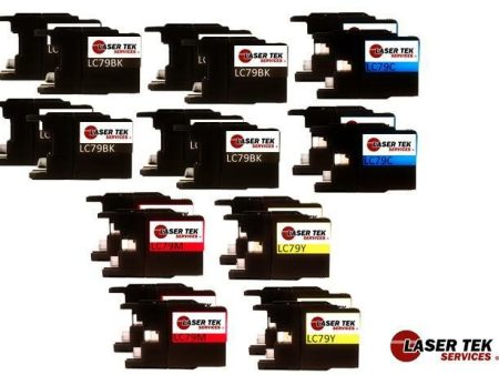 20 Pack Brother LC-79 BCYM HY Compatible Ink Cartridge | Laser Tek Services Online now