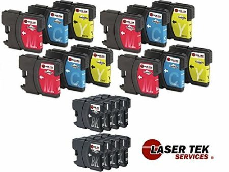 20 Pack Brother LC-61 BCYM Compatible Ink Cartridge | Laser Tek Services Online now