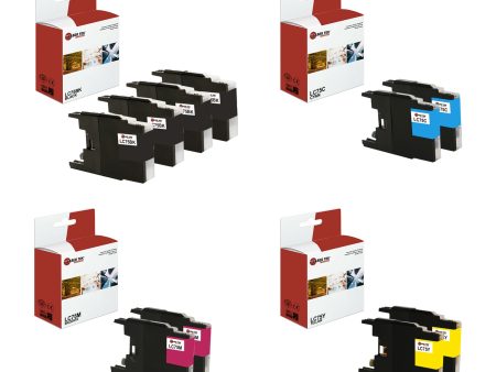 10 Pack Brother LC-75 BCYM Compatible Ink Cartridge | Laser Tek Services For Cheap