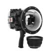 SeaFrogs UW housing for Sony A6xxx series Salted Line with pistol grip & 6  Dry dome port (Black) - Surfing photography edition   GEN 3 For Discount