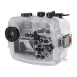 SeaFrogs 60M 195FT Waterproof housing for Sony A6xxx series Salted Line with pistol grip (White)   GEN 3 Online Hot Sale