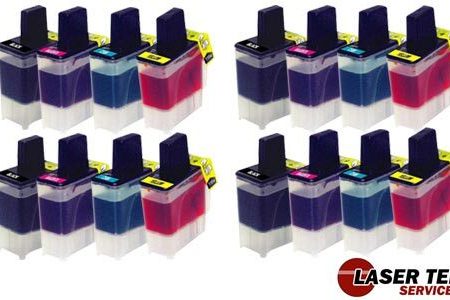 16 Pack Brother LC-41 BCMY Compatible Ink Cartridge | Laser Tek Services Cheap