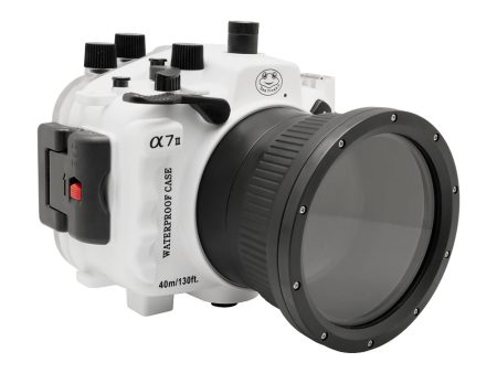 Sony A7 II NG V.2 Series 40M 130FT Underwater camera housing (Standard port) White Discount